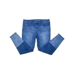 Women's INC Color Block Denim Jeans - Size 14